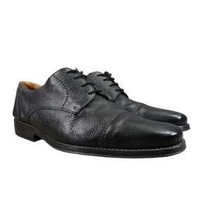 Sandro Moscoloni Shoes Mens 13 Oxford Gary Lace Up Derby Leather Black Classic